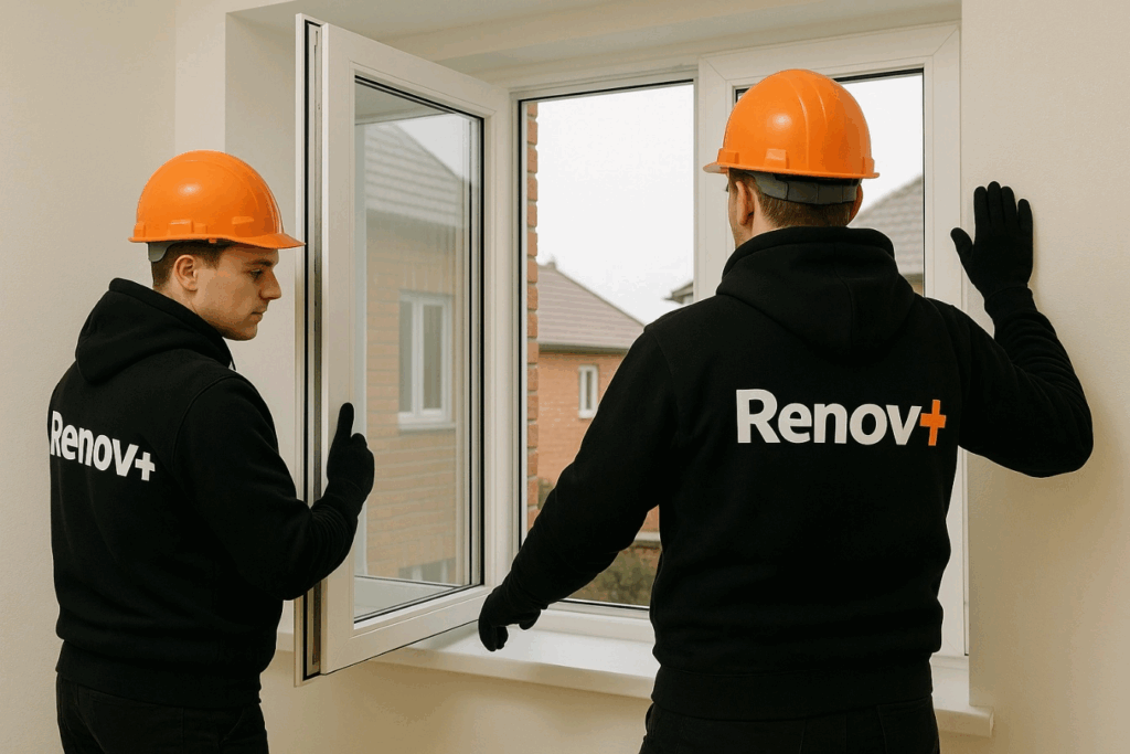 Pose de châssis pour fenêtres par Renovplus